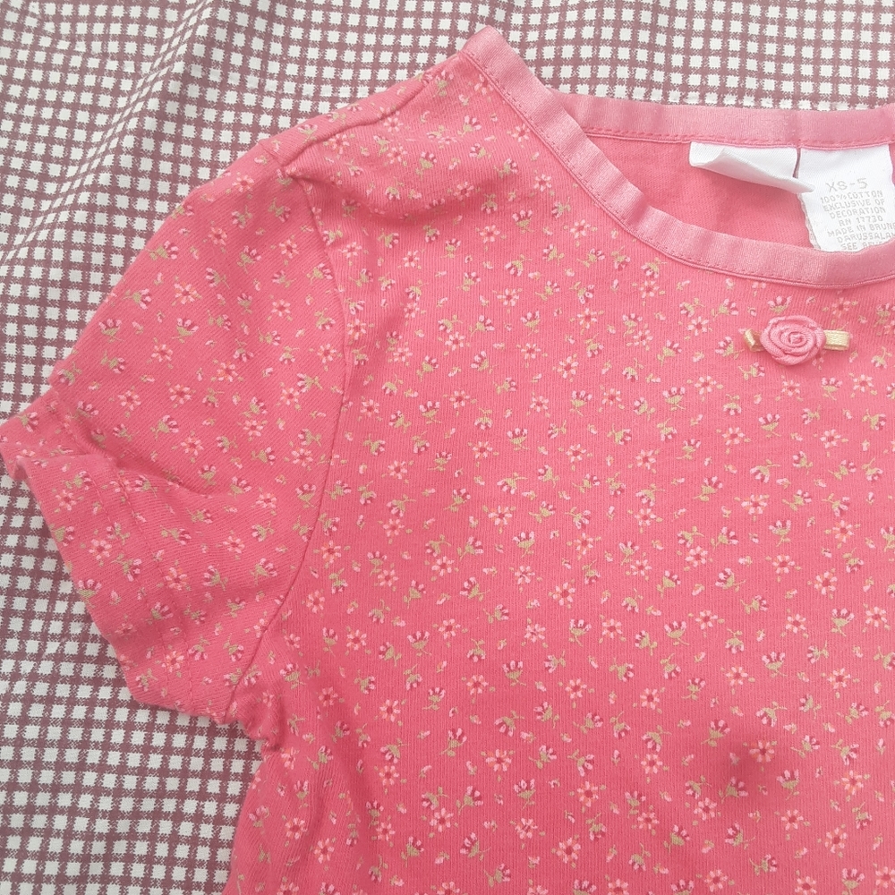 🍀3/15 Cherokee Florl Pink Girl's Dress - Picture 4 of 7